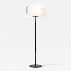 Giuseppe Ostuni Giuseppe Ostuni Oluce Floor Lamp in Brass and Plexi Diffuser 50s - 2963415