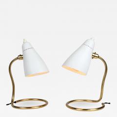 Giuseppe Ostuni Pair of 1950s Giuseppe Ostuni Vipere Table Lamps for O Luce - 1457458