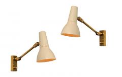 Giuseppe Ostuni Pair of 1950s Giuseppe Ostuni Wall Lamps for O Luce - 1204253