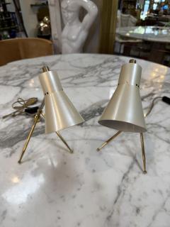 Giuseppe Ostuni Pair of Giuseppe Ostuni Style Italian Brass Table Lamps - 4610613