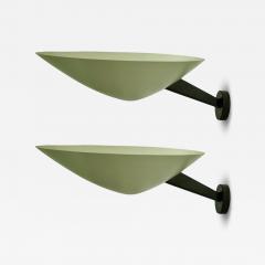 Giuseppe Ostuni Pair of Model 131 Uplighter Sconces by Giuseppe Ostuni for Oluce Italy 1950s - 4101250