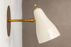 Giuseppe Ostuni Set of 3 1950s Perforated Italian Sconces in the Manner of Giuseppe Ostuni - 924118