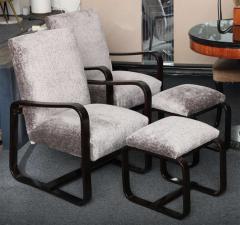 Giuseppe Pagano Chairs and Ottomans Designed by Giuseppe Pagano Pogatschnig - 464259