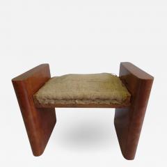 Giuseppe Pagano Pogatschnig Pair of 1930s Italian Walnut Benches Attributed to Giuseppe Pagano - 1845801