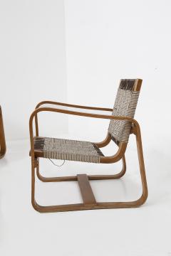 Giuseppe Pagano Pogatschnig Set of chairs and ottoman by Giuseppe Pagano - 3802695