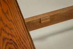 Giuseppe Rivadossi Brutalist Coffee Table in Slavonian Oak by Giuseppe Rivadossi Italy 1970s - 4406317