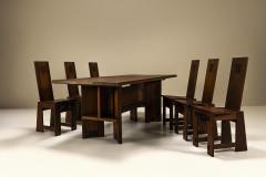 Giuseppe Rivadossi Dining Room Table in the Style of Giuseppe Rivadossi Italy 1970s - 4300126