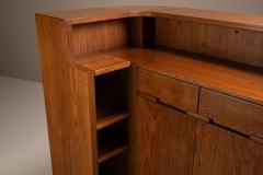 Giuseppe Rivadossi Dry Bar in Slavonian Oak by Giuseppe Rivadossi Italy 1980s - 4419810