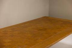 Giuseppe Rivadossi Large Giuseppe Rivadossi Dining Room Table in Oak Italy 1970s - 4300041