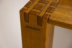 Giuseppe Rivadossi Large Giuseppe Rivadossi Dining Room Table in Oak Italy 1970s - 4300043