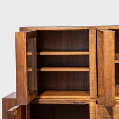 Giuseppe Rivadossi Oak Wood Cabinet by Giuseppe Rivadossi circa 1970 - 3636657