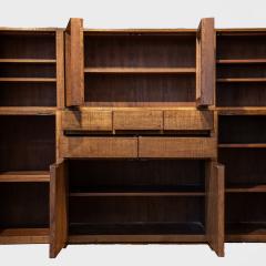 Giuseppe Rivadossi Oak Wood Cabinet by Giuseppe Rivadossi circa 1970 - 3636658