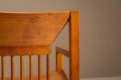 Giuseppe Rivadossi Set of Eight Armchairs in Oak by Giuseppe Rivadossi Italy - 4360693