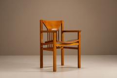 Giuseppe Rivadossi Set of Eight Armchairs in Oak by Giuseppe Rivadossi Italy - 4360714