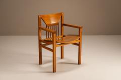 Giuseppe Rivadossi Set of Eight Armchairs in Oak by Giuseppe Rivadossi Italy - 4360715