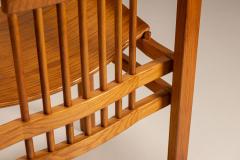 Giuseppe Rivadossi Set of Eight Armchairs in Oak by Giuseppe Rivadossi Italy - 4360722