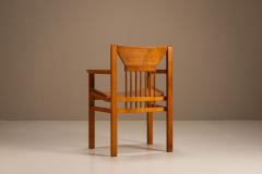 Giuseppe Rivadossi Set of Eight Armchairs in Oak by Giuseppe Rivadossi Italy - 4360724