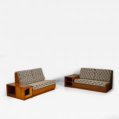 Giuseppe Rivadossi Set of Two Sofas and Storage Elements by Giuseppe Rivadossi Italy 1970s - 4588916
