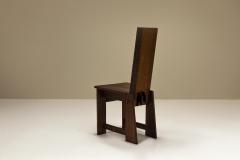 Giuseppe Rivadossi Six High Back Dining Chairs in the Style of Giuseppe Rivadossi Italy 1970s - 4300132