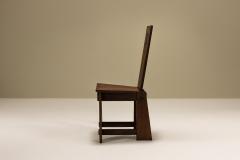 Giuseppe Rivadossi Six High Back Dining Chairs in the Style of Giuseppe Rivadossi Italy 1970s - 4300137