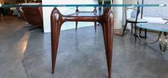 Giuseppe Scapinelli 1960s Scapinelli Brazilian Dining Table with De Marchis Painting - 512060