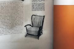 Giuseppe Scapinelli Armchair in Hardwood with Ebony Finish Red Fabric Giuseppe Scapinelli 1950s - 4579725