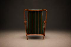 Giuseppe Scapinelli Armchair in Ivory Wood and Green Mohair by Giuseppe Scapinelli - 4597117