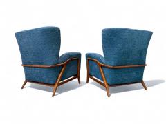 Giuseppe Scapinelli Armchairs in Caviuna Wood Boucle Giuseppe Scapinelli 1950s Lot 630A - 4175281