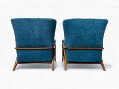 Giuseppe Scapinelli Armchairs in Caviuna Wood Boucle Giuseppe Scapinelli 1950s Lot 630A - 4175284