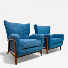 Giuseppe Scapinelli Armchairs in Caviuna Wood Boucle Giuseppe Scapinelli 1950s Lot 630A - 4211607