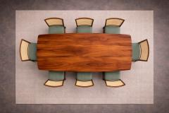 Giuseppe Scapinelli Brazilian Cavi na Dining Table for Eight Attributed to Giuseppe Scapinelli - 4526733