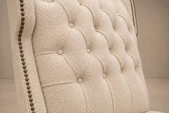 Giuseppe Scapinelli Brazilian Modern Armchair in Hardwood Warm Oatmeal Boucl by Scapinelli - 4597012