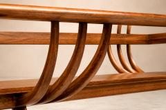 Giuseppe Scapinelli Brazilian Modern Coffee Table in Cavi na Wood Glass Giuseppe Scapinelli - 4635988
