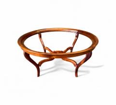 Giuseppe Scapinelli Brazilian Modern Coffee Table in Caviuna Glass Giuseppe Scapinelli 1950s - 4417054