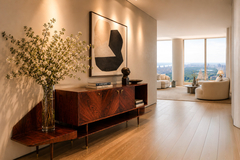 Giuseppe Scapinelli Brazilian Modern Credenza by Giuseppe Scapinelli in Brazilian Rosewood - 4692847