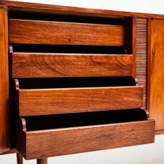 Giuseppe Scapinelli Brazilian Modern Credenza in Hardwood Brass Giuseppe Scapinelli 1955 Brazil - 3183644