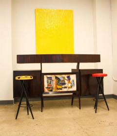 Giuseppe Scapinelli Brazilian Modern Hand Painted Bar in Hardwood by G Scapinelli 1950s Brazil - 3193915