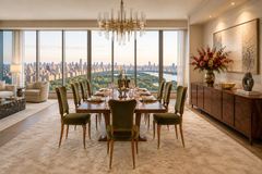Giuseppe Scapinelli Brazilian Modern Set of Eight Dining Chairs in Pau Marfim and Olive Green Mohair - 4698928