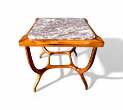 Giuseppe Scapinelli Brazilian Modern Side Table in Caviuna Marble Giuseppe Scapinelli 1950s - 4416755