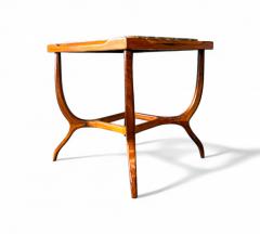 Giuseppe Scapinelli Brazilian Modern Side Table in Caviuna Marble Giuseppe Scapinelli 1950s - 4416757