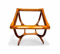 Giuseppe Scapinelli Brazilian Modern Side Table in Caviuna Marble Giuseppe Scapinelli 1950s - 4416762