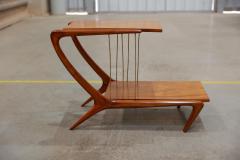 Giuseppe Scapinelli Brazilian Modern Side Table in Hardwood by Giuseppe Scapinelli 1950s Brazil - 3559510