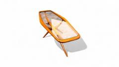 Giuseppe Scapinelli Coffee Table in Caviuna wood Glass Giuseppe Scapinelli 1950s Lot 655 - 4373123