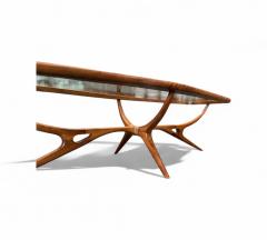 Giuseppe Scapinelli Coffee Table in Caviuna wood Glass Giuseppe Scapinelli 1950s Lot 770 - 4338488