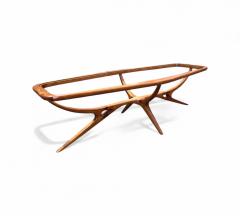 Giuseppe Scapinelli Coffee Table in Caviuna wood Glass Giuseppe Scapinelli 1950s Lot 770 - 4338501