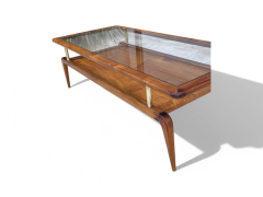 Giuseppe Scapinelli Coffee Table in Caviuna wood Glass Giuseppe Scapinelli 1950s Lot 820 - 4118138