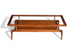 Giuseppe Scapinelli Coffee Table in Caviuna wood Glass Giuseppe Scapinelli 1950s Lot 820 - 4118140
