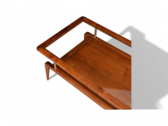 Giuseppe Scapinelli Coffee Table in Caviuna wood Glass Giuseppe Scapinelli 1950s Lot 820 - 4118146