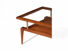 Giuseppe Scapinelli Coffee Table in Caviuna wood Glass Giuseppe Scapinelli 1950s Lot 820 - 4118149