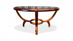 Giuseppe Scapinelli Coffee Table in Rosewood Glass Giuseppe Scapinelli 1950s Lot 853 - 4386633